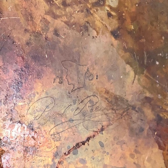 Vintage Paul Revere 1801 Copper frying pa sauté skillet 10.5 EUC - Picture 3 of 9